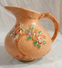 Crown Devon Floral Jug With
