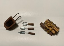 Dollhouse Miniature Set of 5 Garden Hand Tools