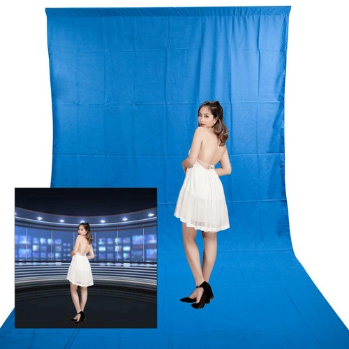 Photo backdrop blue background - blue,