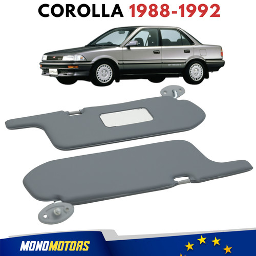 Sun visor set for - visor, toyota
