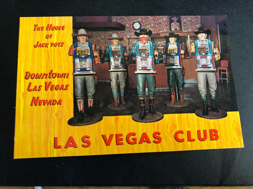 Vintage postcard c1950 las - c1950,