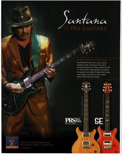 2012 prs santana electric - 2012,