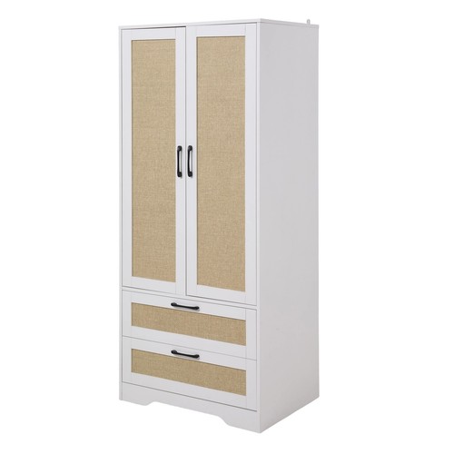 Rattan wardrobe door 2 - wardrobe,