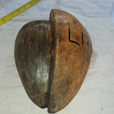 Wooden hat block millinery 