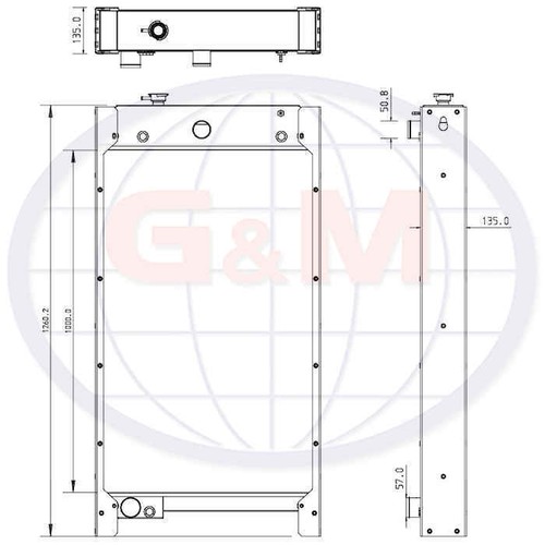 Radiator for wilson fg - radiator,