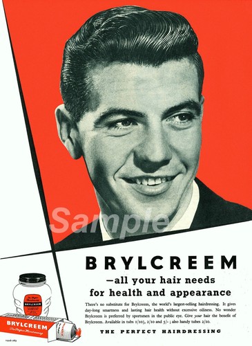 Br02 vintage brylcreem - vintage,
