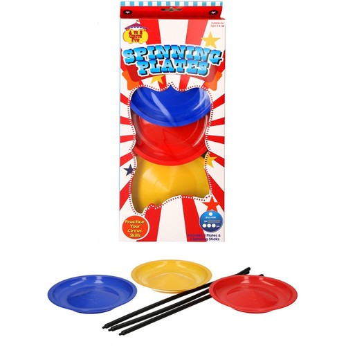 Spinning circus plates - plates, with