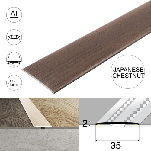 Flat self adhesive - adhesive, aluminium