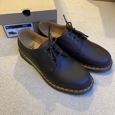 Dr Martens 1461 Crazy Horse Dark Brown Shoes Size 9