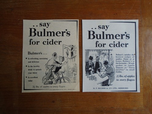 Vintage adverts bulmer - , bulmer's