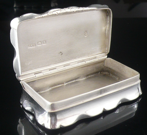 Sterling silver snuff - sterling,