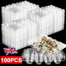 100PCS Quail Egg Box Plastic