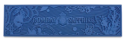 Bombay sapphire gin rubber bar - bombay,
