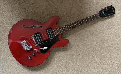 Framus caravelle thinline red - framus,