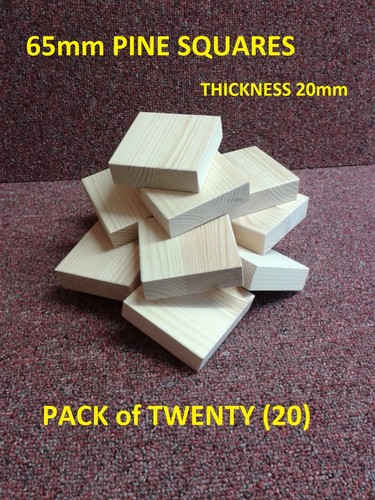 65mm wooden squares - wooden,