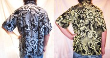 LOUD HAWAIIAN SHIRT black/