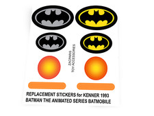CUSTOM STICKERS for Batman The Animated Series Batmobile Kenner 1993