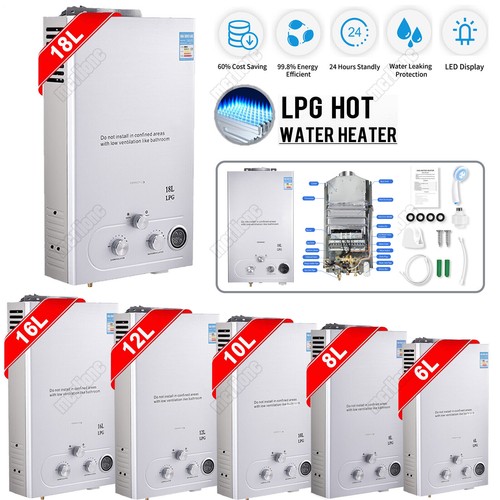 Instant gas hot water heater - hot,