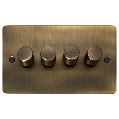 Light antique brass flabb - light,