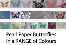 Butterflies Monarch - Pearl & Metallic Paper - 30pcs - Various Colours