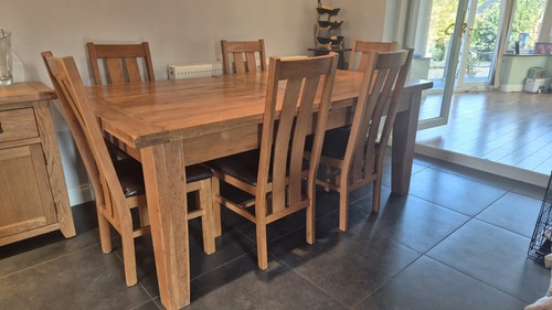 Solid oak wooden - solid,