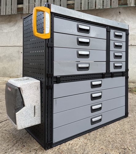 Van racking shelving drawers - van,