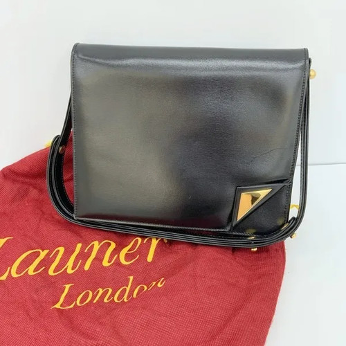 Launer london black - black, leather