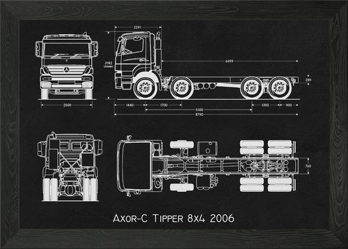 Axor tipper 8x4 - axor, c