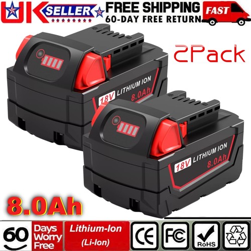 0ah battery for milwaukee - 8.0ah,