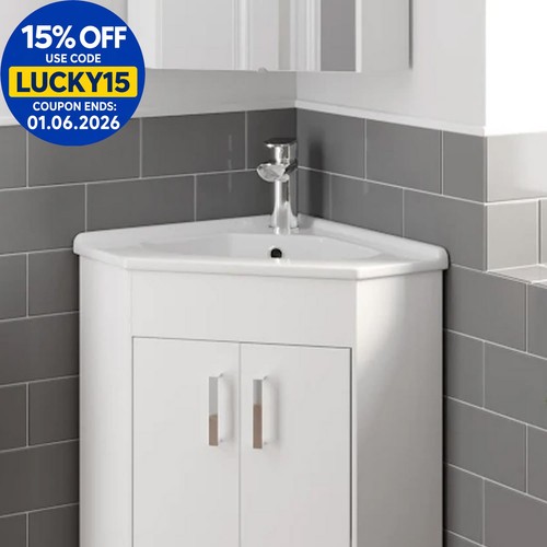 Bathroom corner basin sink - bathroom,