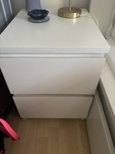 Ikea malm drawer bedside - ikea, 2-drawer