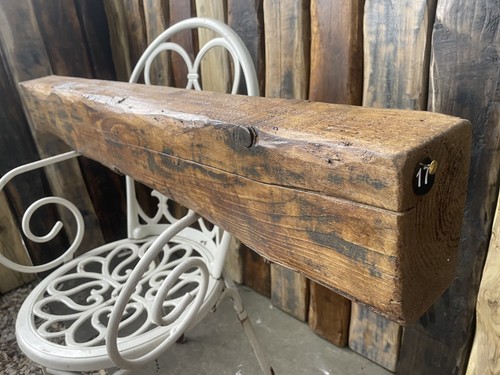 Reclaimed solid wood fireplace - reclaimed,