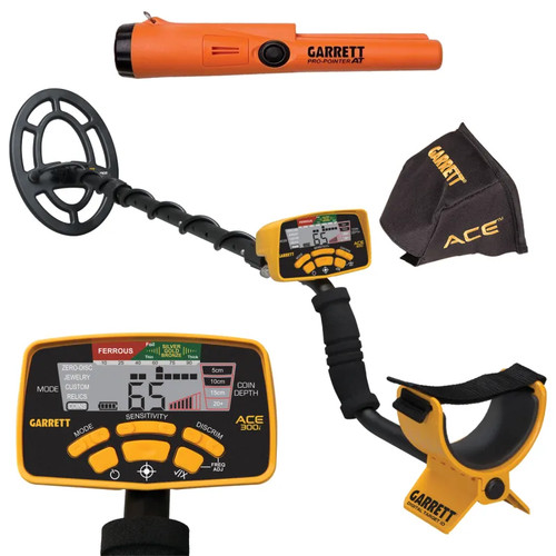 Garrett ace 300i metal - garrett,