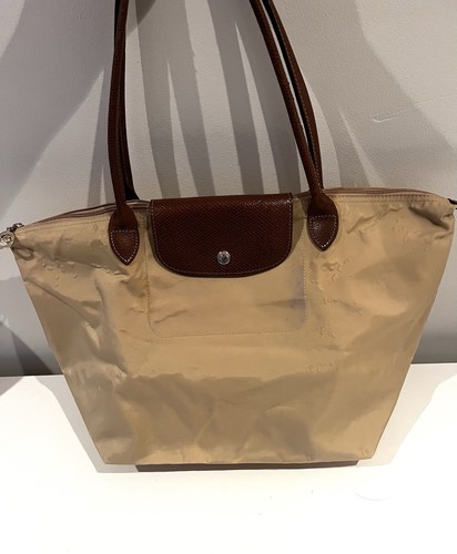 Beige longchamp pliage - beige, le