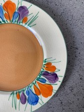 CLARICE CLIFF Art Deco Autumn Crocus TEA PLATE