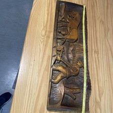 ANTIQUE HAND CARVED WOOD