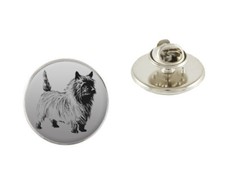 Cairn Terrier Dog 25mm Metal
