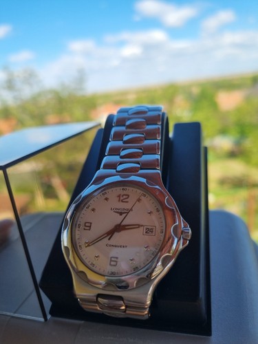 Longines mens watch - watch, conquest