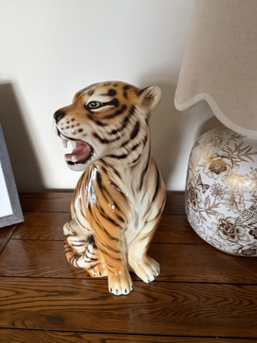 Vintage tiger ornament - vintage,