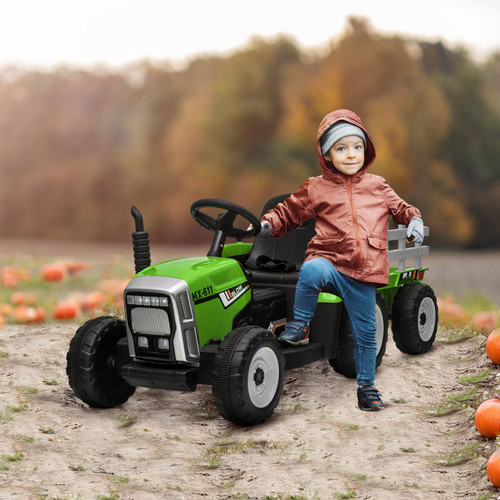 Ride tractor with - on,