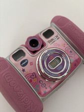 VTECH KIDIZOOM TWIST CAMERA 2 MEGAPIXEL 4x DIGITAL ZOOM PINK VGC GIRLS + STRAP