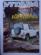 SUZUKI VITARA JLX COMMERCIAL orig 1993 UK Mkt LARGE SIZE Sales Leaflet Brochure
