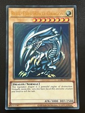 Blue-Eyes White Dragon LCKC-EN001 Ultra Rare Unlim Anime Art Near Mint Yugioh