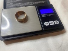 9CT YELLOW GOLD HEAVY WEDDING