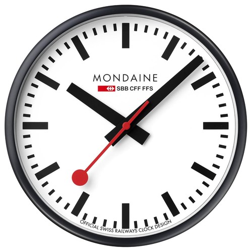 Mondaine wall clock with - wall,