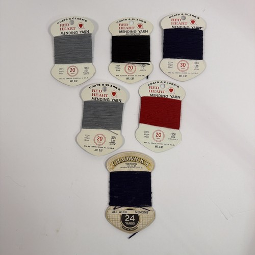 Lot mending yarn coats - mending, &