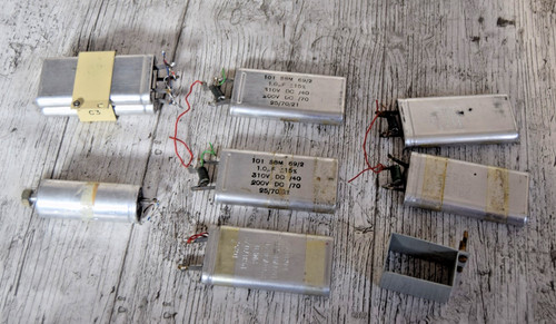 Gpo strowger capacitors - gpo,