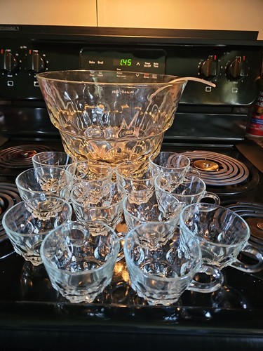 Punch bowl mid - punch, mid-century/modern