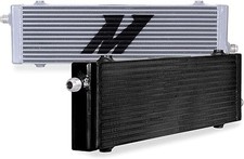 Mishimoto MMOC-SP-LSL Universal Cross Flow Bar & Plate Oil Cooler, Large, Silver