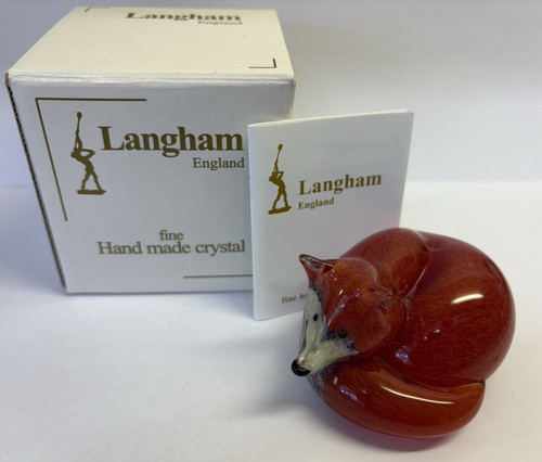 Langham glass fox rest - glass, at